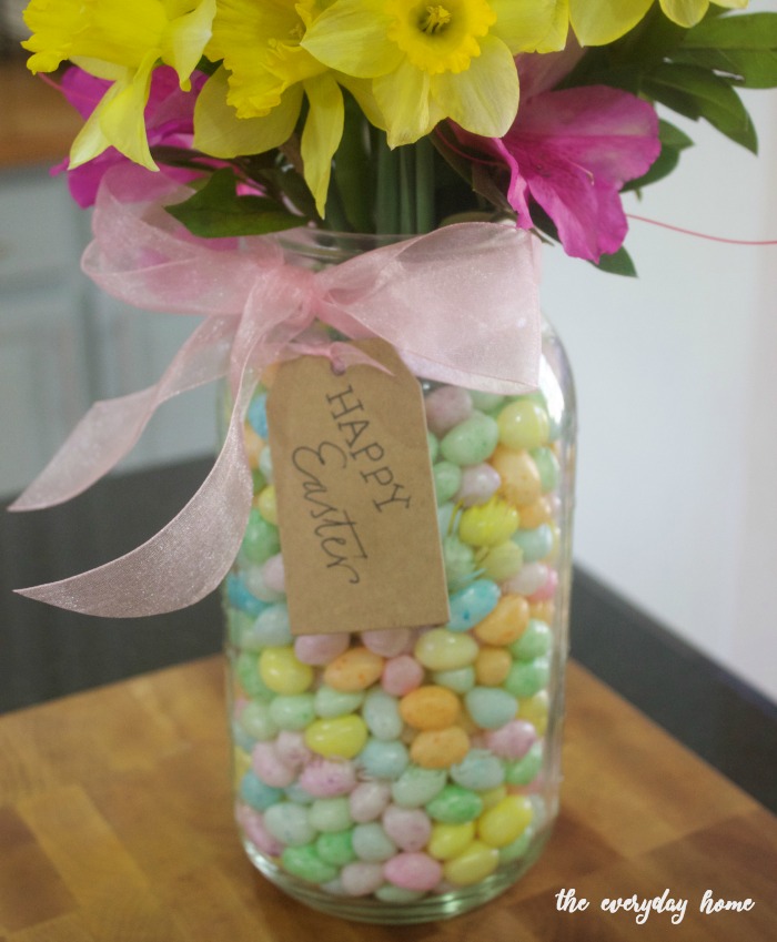 Mason Jar Filled with Candy | The Everyday Home