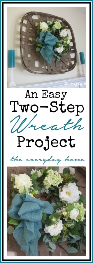 Two-Step Wreath Project | The Everyday Home | www.everydayhomeblog.com