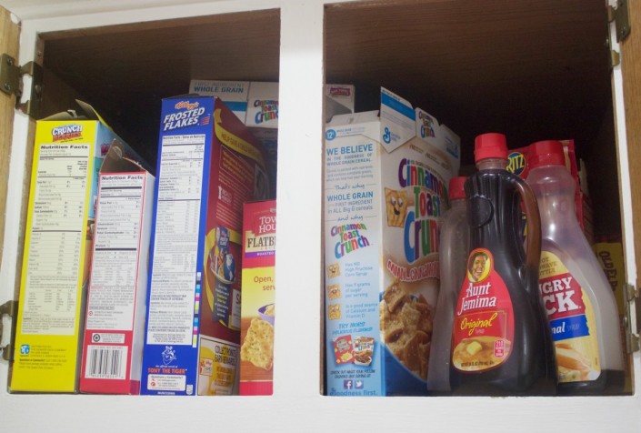 Cereal Cabinet Before | The Everyday Home