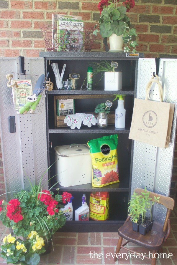 Garden Storage Cabinet | The Everyday Home Blog
