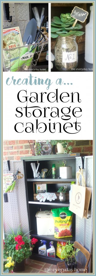 Creating a Garden Storage Cabinet | The Everyday Home
