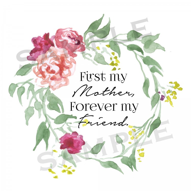 First My Mother Printable Sample