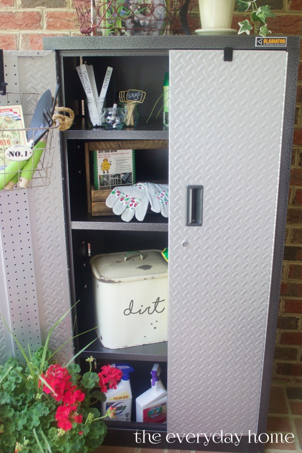 Garden Storage Cabinet | The Everyday Home Blog