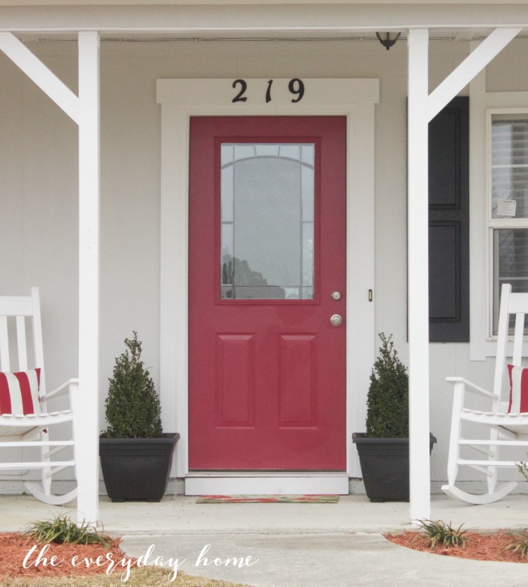 Red Front Door | The Everyday Home