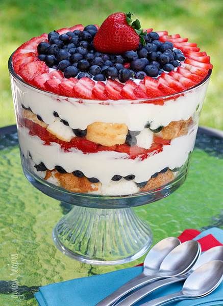 Red White & Blue Trifle | The Everyday Home