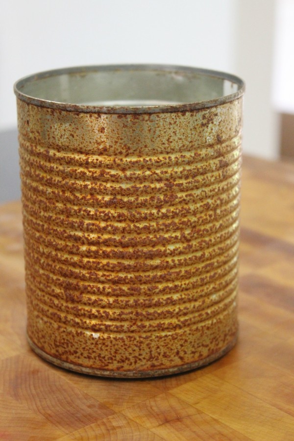 How to Make a Can Rusty Quick | The Everyday Home