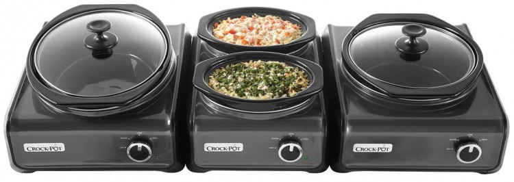 3-pc Connecting Crockpot System