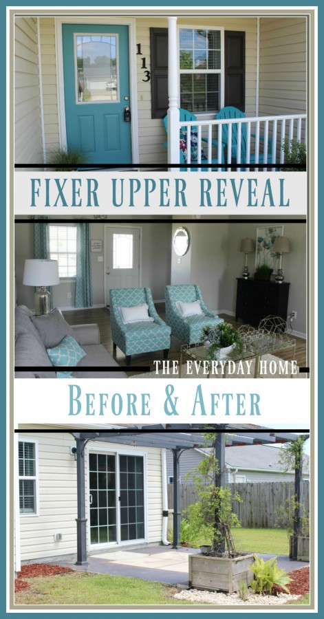 Fixer Upper Reveal | Before and After | The Everyday Home | www.everydayhomeblog.com