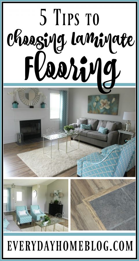5 Tips to Choosing Laminate Flooring | The Everyday Home | www.everydayhomeblog.com