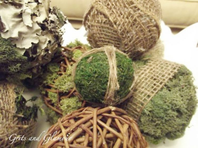 Moss and Lichen Balls | The Everyday Home | www.everydayhomeblog.com