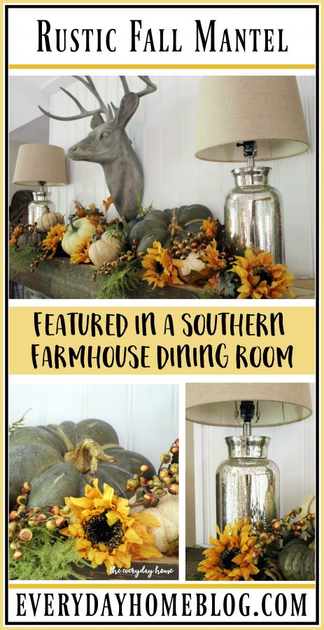 a-southern-farmhouse-rustic-fall-mantel | The Everyday Home | www.everydayhomeblog.com