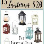 15 Decorative Lanterns Under $20 | The Everyday Home } www.everydayhomeblog.com