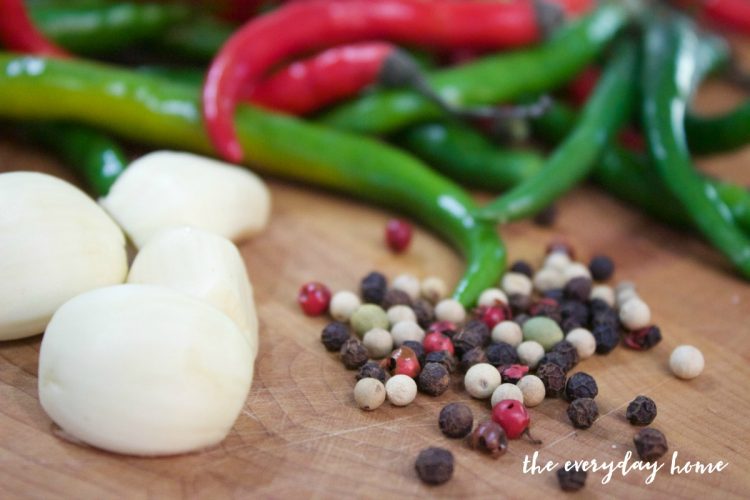 pepper-vinegar-ingredients | The Everyday Home | www.everydayhomeblog.com