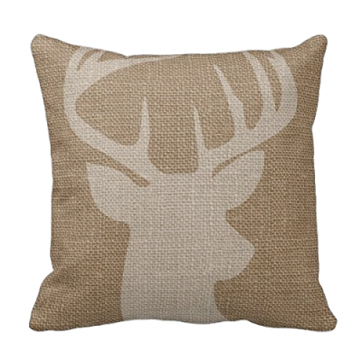 rustic-deer-pillow-cover