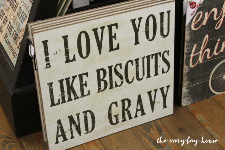 biscuits-and-gravy-sign | The Everyday Home | www.everydayhomeblog.com