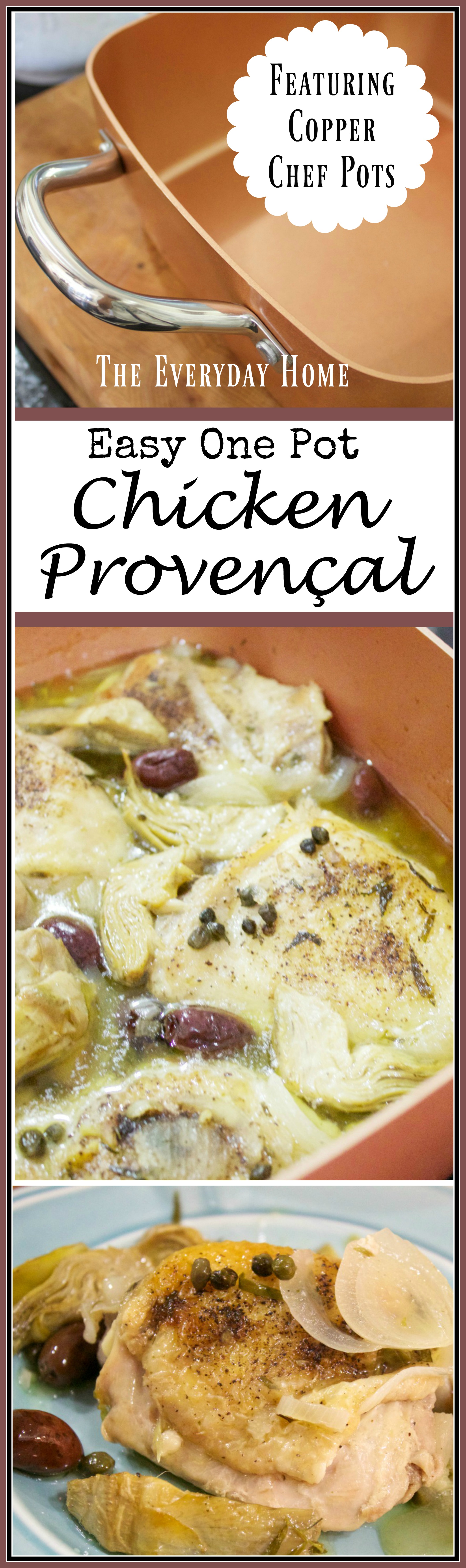 Easy One Pot Chicken Provencal Recipe Copper Pot Giveaway The Everyday Home