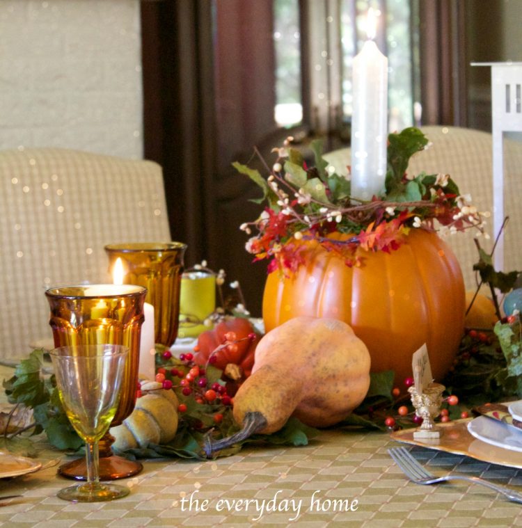 fall-tablescape-by-candlelight |The Everyday Home | www.everydayhomeblog.com