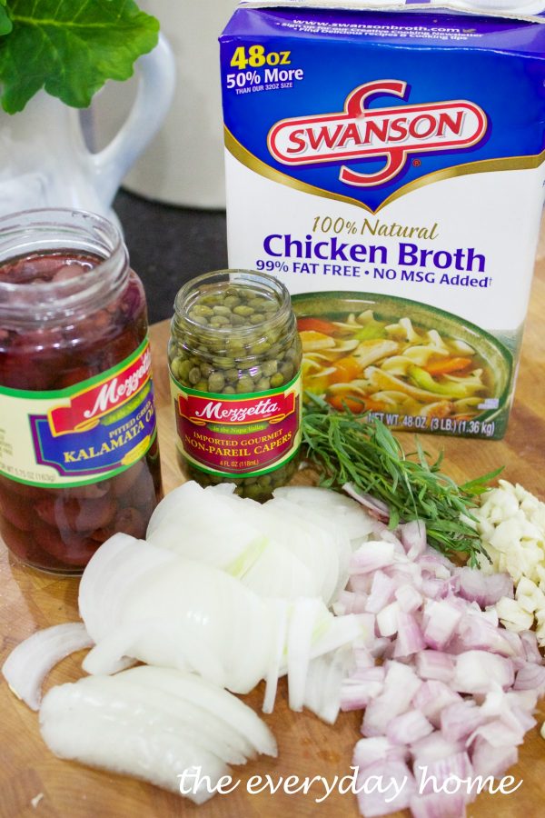 ingredients-for-chicken-provencal | The Everyday Home | www.everydayhomeblog.com
