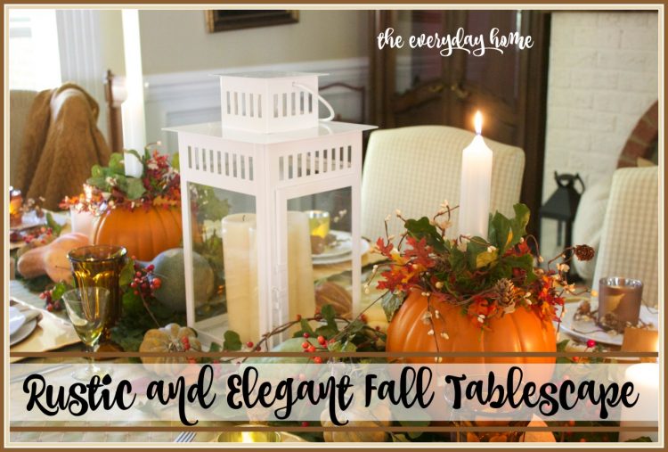 elegant-and-rustic-fall-tablescape | The Everyday Home | www.everydayhomeblog.com