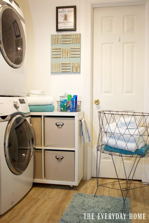 diy-laundry-cubby | The Everyday Home | www.everydayhomeblog.com