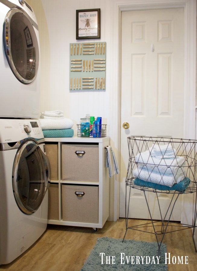 diy-laundry-room-cubby | The Everyday Home | www.everydayhomeblog.com