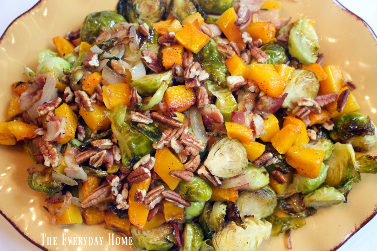 roasted-brussel-sprouts-and-butternut-squash-with-pecans
