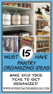 15 MUST HAVE Pantry Organizing Ideas