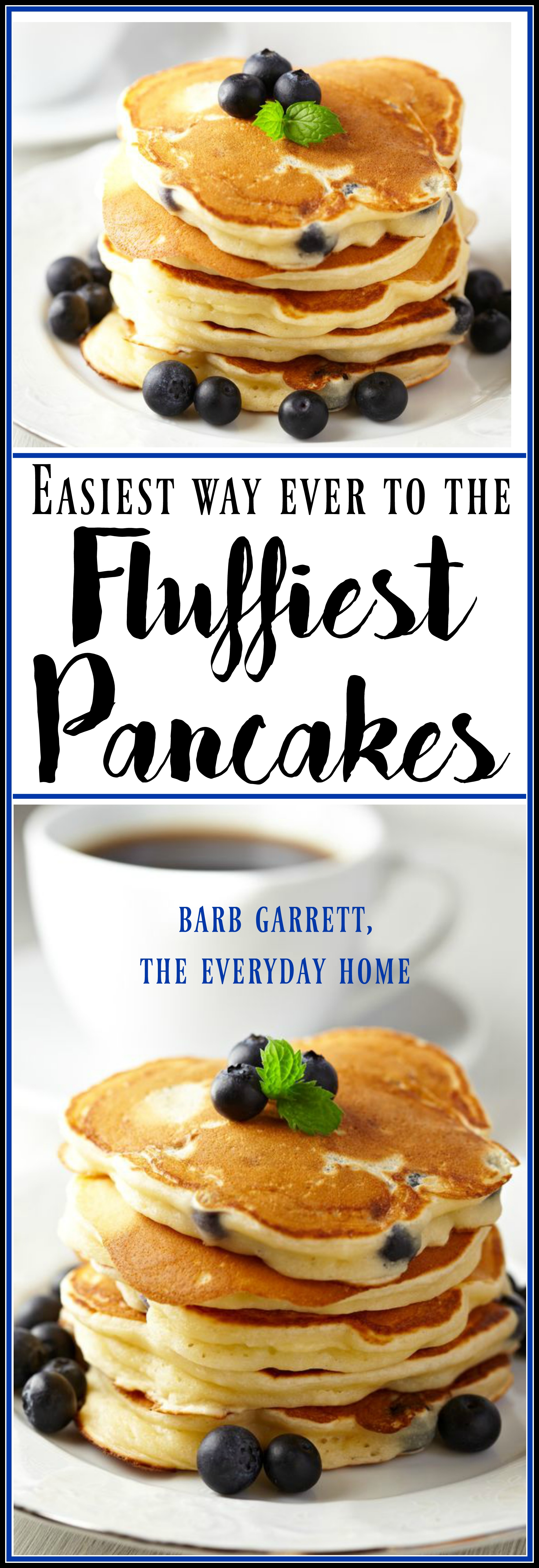 How to Make THE Fluffiest Pancakes EVER | The Everyday Home | www.everydayhomeblog.com
