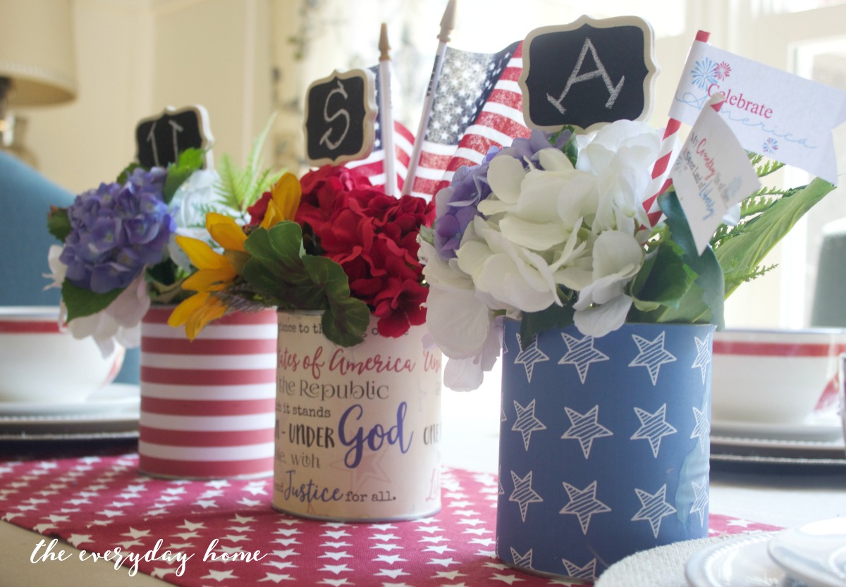 35+ Patriotic July 4th Projects, Recipes and Party Ideas || The Everyday Home || www.everydayhomeblog.com
