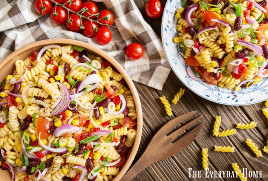 Mexican Style Pasta Salad | The Everyday Home | www.everydayhomeblog.com