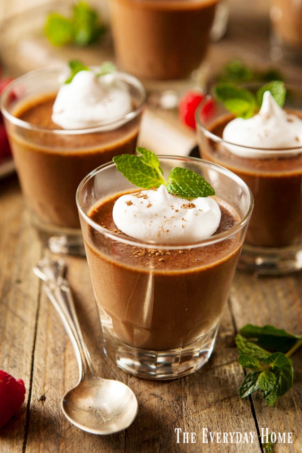 Homemade Chocolate Espresso Pudding | The Everyday Home | www.everydayhomeblog.com