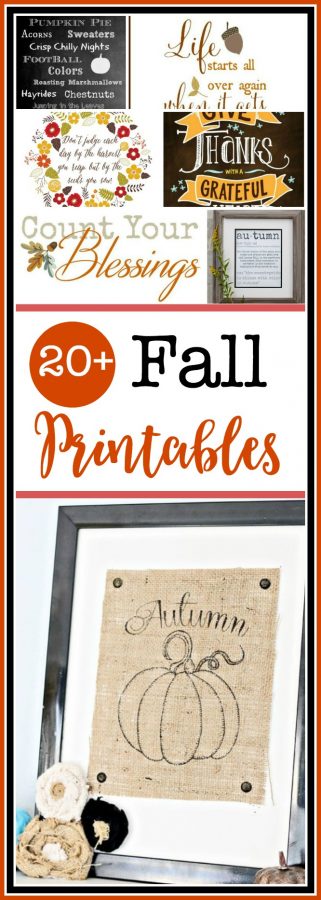 20+ Free Fall Printables | The Everyday Home