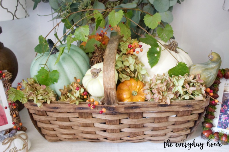 Rustic Fall Farmhouse Basket | The Everyday Home