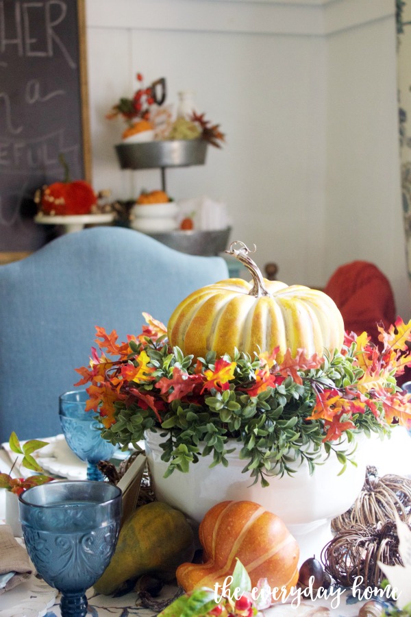A Fall Pumpkin Centerpiece | The Everyday Home