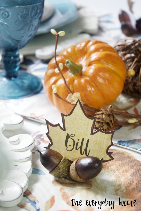 Easy DIY Fall Acorn Place Card Holders | The Everyday Home Blog
