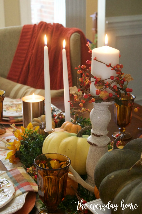 Fall Tablescape by Candlelight | The Everyday Home