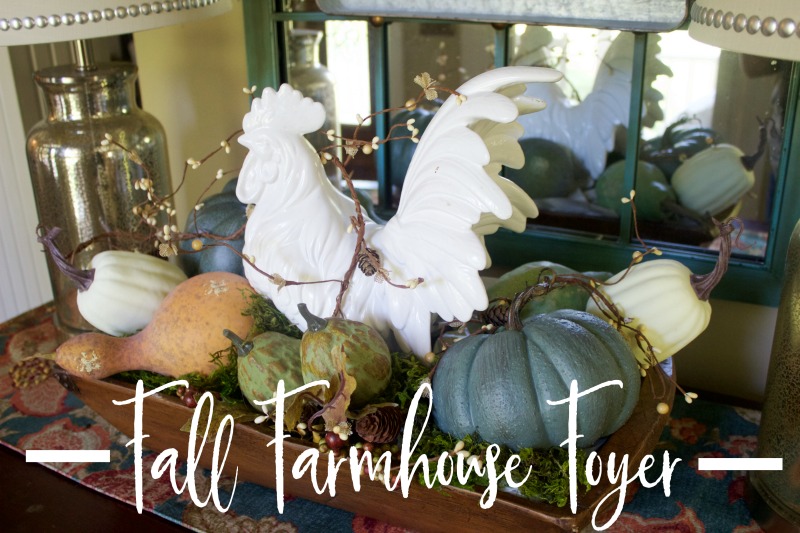 A Fall Farmhouse Foyer | The Everyday Home