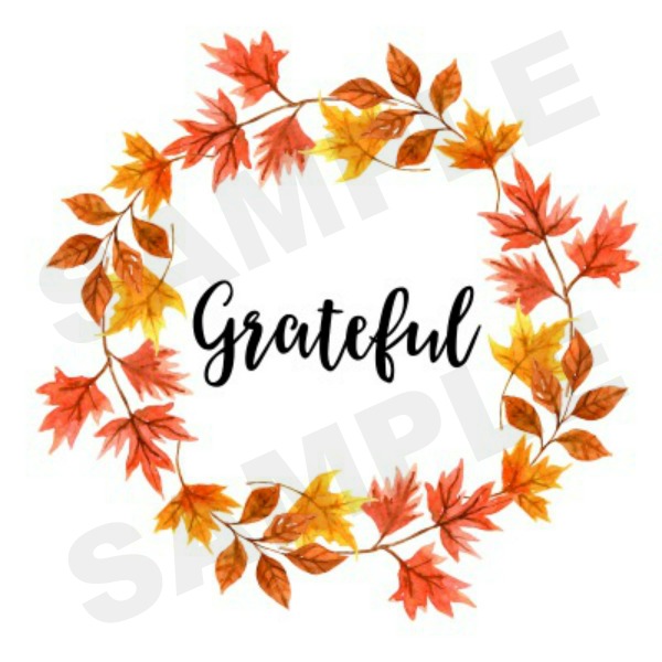 Grateful FREE Fall Printable | The Everyday Home