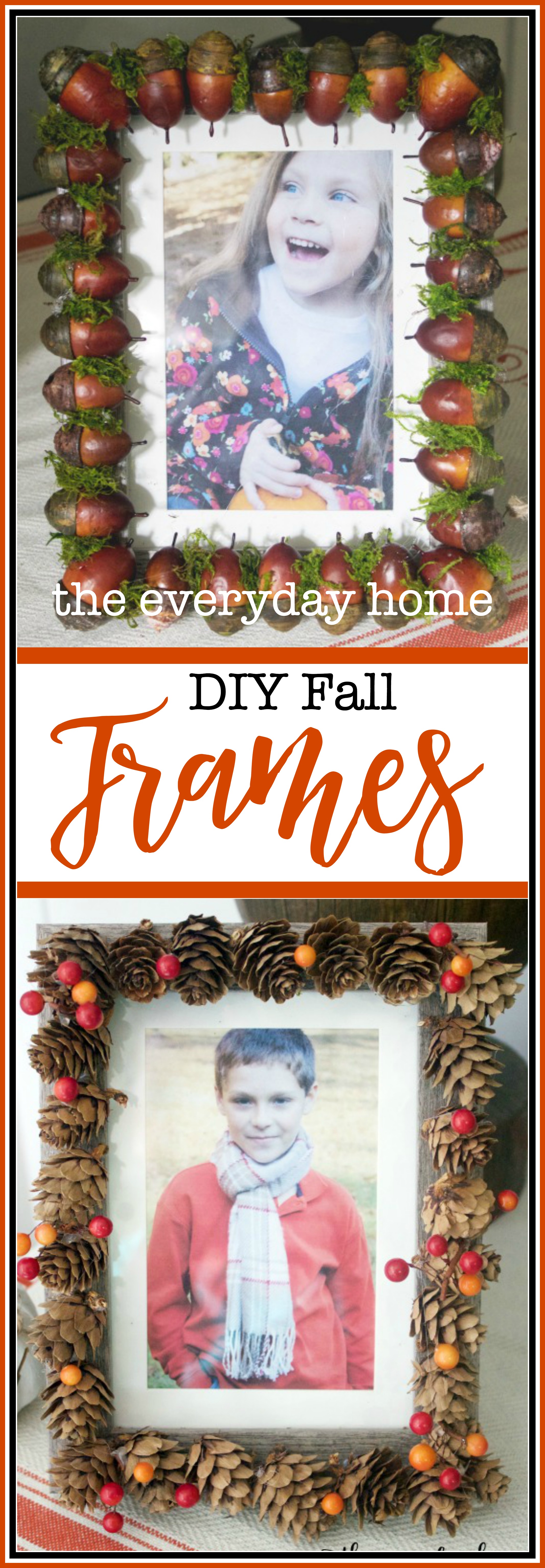 3 Easy DIY Picture Frames for Fall | The Everyday Home