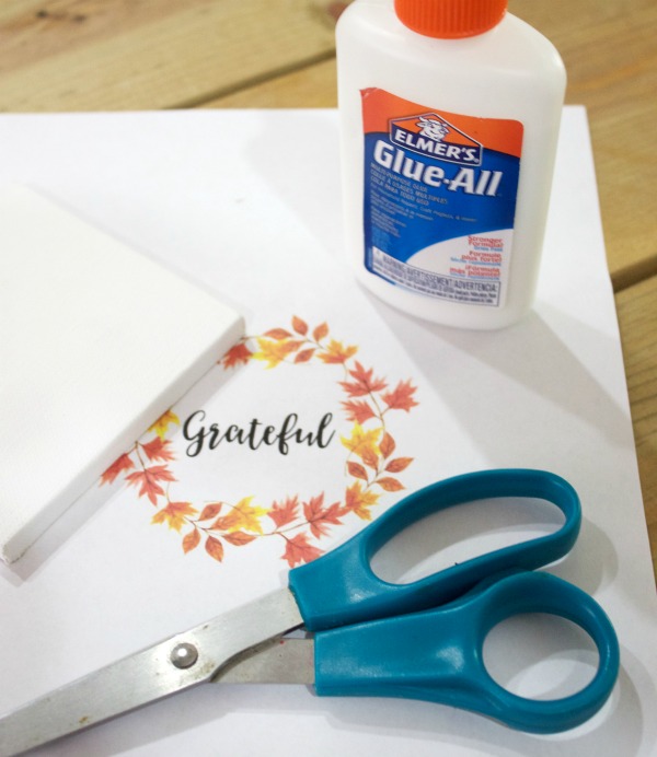 Supplies for Mini Fall Signs | The Everyday Home