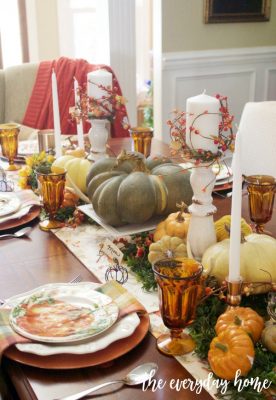 Traditional Fall Tablescape - The Everyday Home