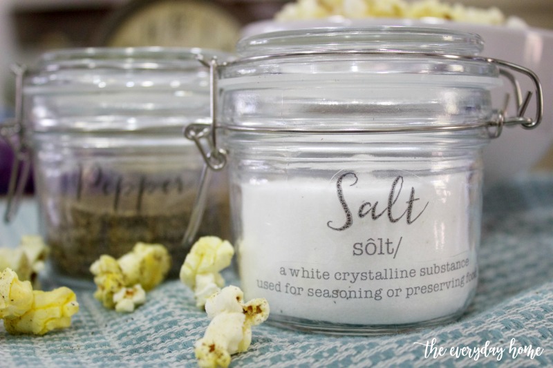How to Create Your Own Salt and Pepper Jars | The Everyday Home