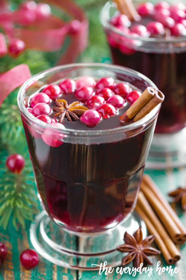 Cranberry Mulled Wine  | The Everyday Home