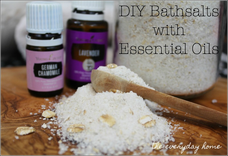 DIY Bath Salts with Camomile and Lavender | the everyday home
